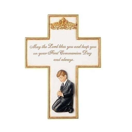 Joseph's Studio Communion Boy Cross 8.5" H