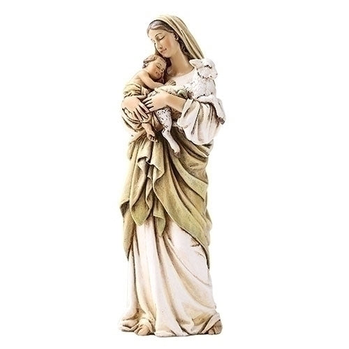 L'innocence Madonna and Child with Lamb Statue 6.25"H