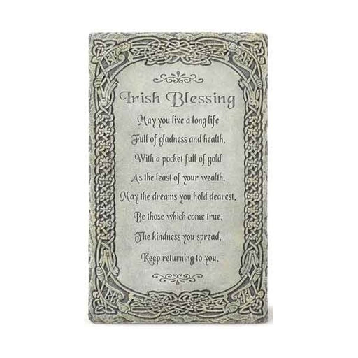 Roman Irish Blessing Wall Plaque 8" H