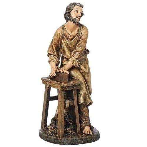 Joseph - St. Joseph the Woodworker Statue 17.75"H