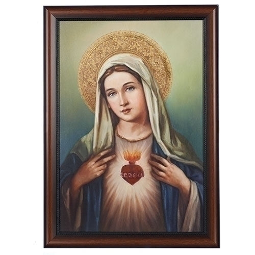Immaculate Heart Frame Art 27"H