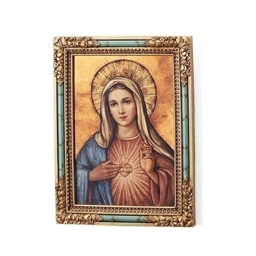 Joseph's Studio Immaculate Heart Icon Square Plaque 7.25" H