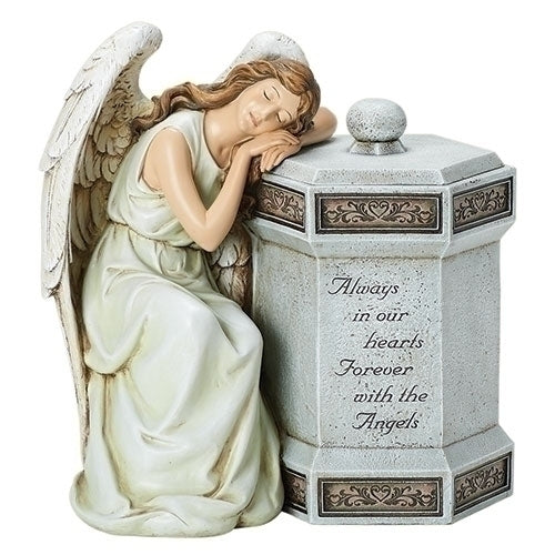 Angel Memorial Box 11.75"H