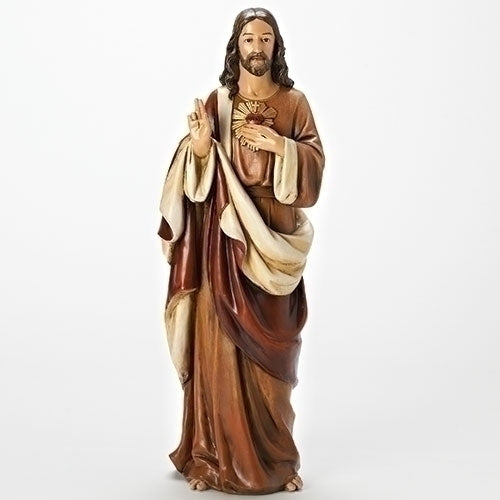 Sacred Heart of Jesus Statue 18"H