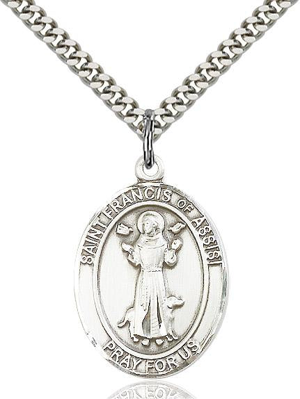 St. Francis of Assisi Medal & Chain | Gold Filled & Sterling Silver