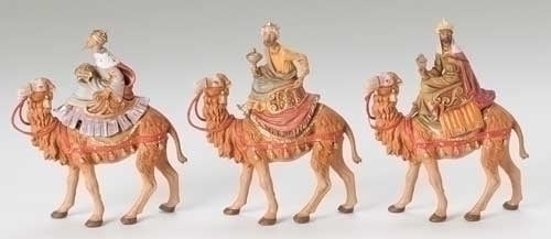 Three Kings on Camels 5" Scale