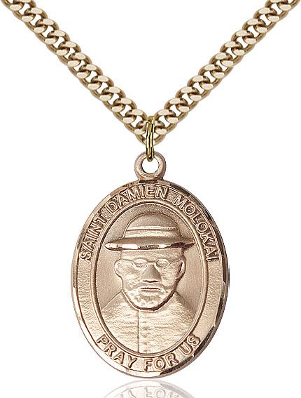 Damien - St. Damien of Molokai Medal