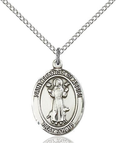 St. Francis of Assisi Medal & Chain | Gold Filled & Sterling Silver