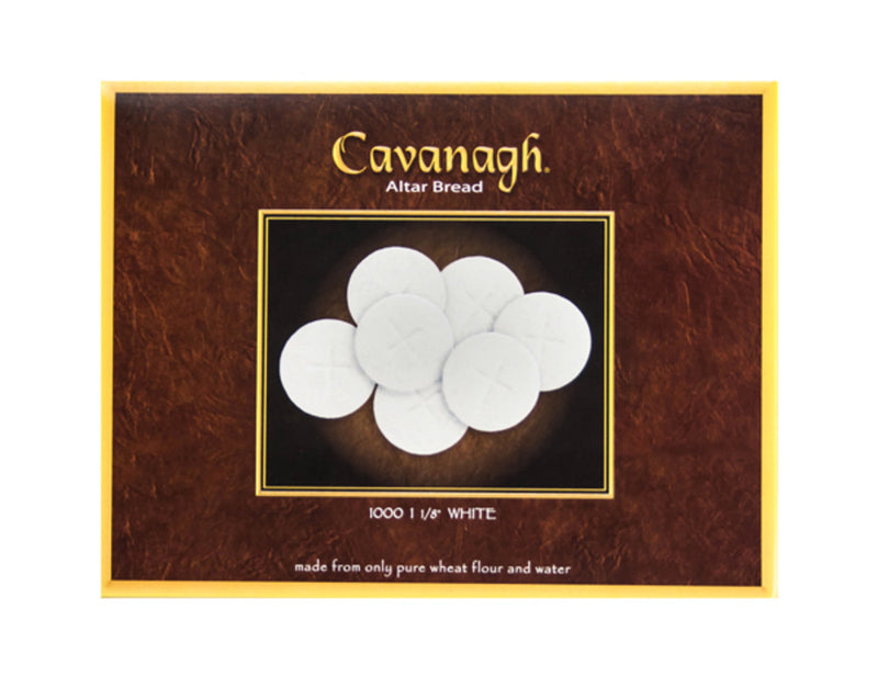 Communion Wafers 1 1/8" – 1,000 pcs - White or Wheat | Cavanagh