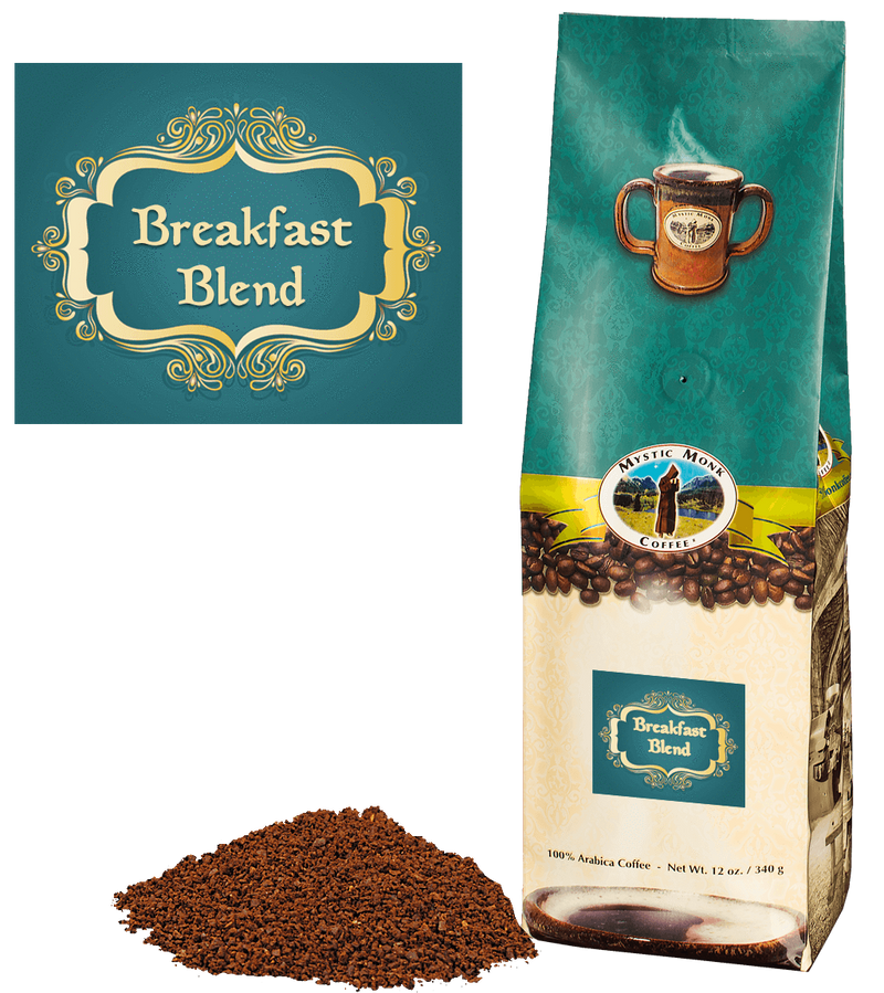 Mystic Monk Coffee Breakfast Blend | Mystic Monk Coffee 12 oz