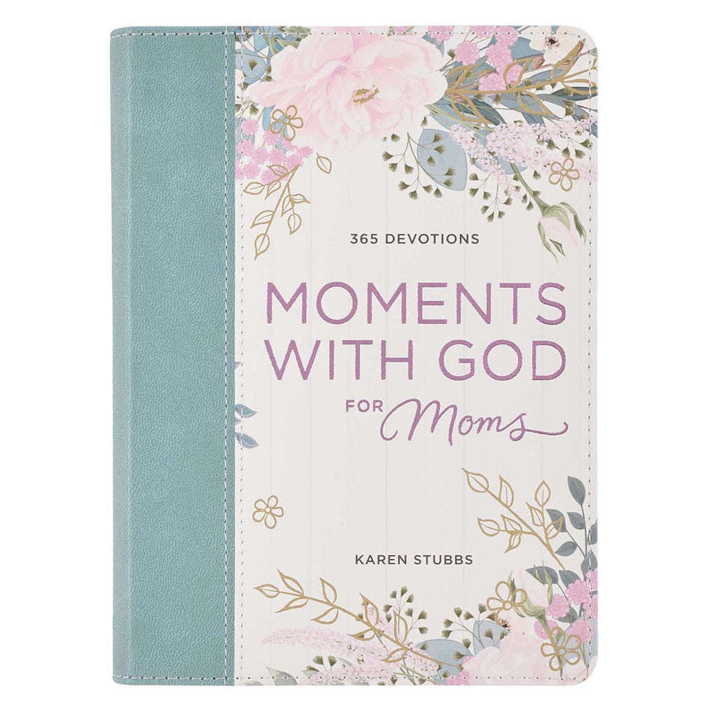 Moments With God For Moms Faux Leather Daily Devotional