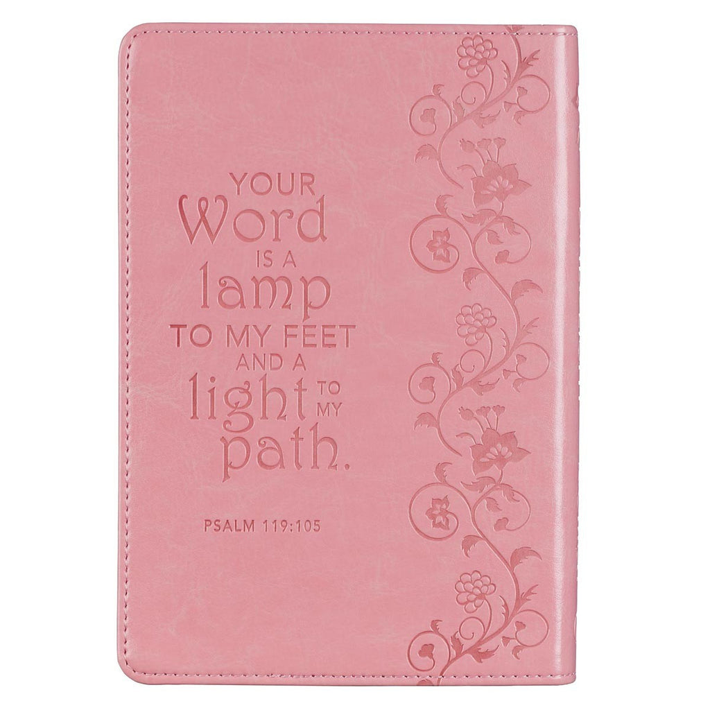 Daily Light for Women Pink Faux Leather Devotional