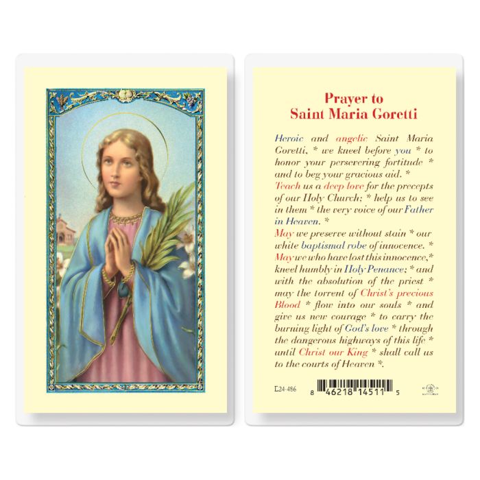 Maria - Saint Maria Goretti Holy Card