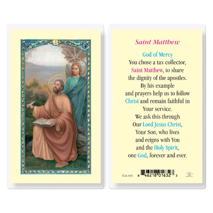 Matthew - Saint Matthew Holy Card