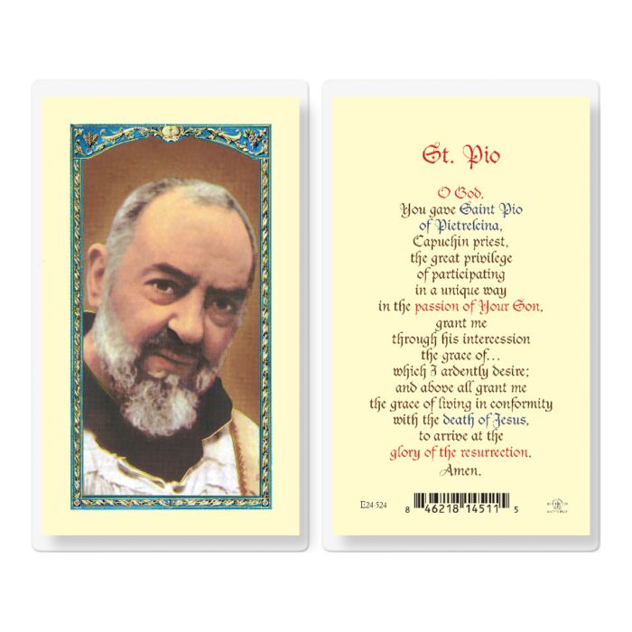 Pio - Saint Pio Holy Card