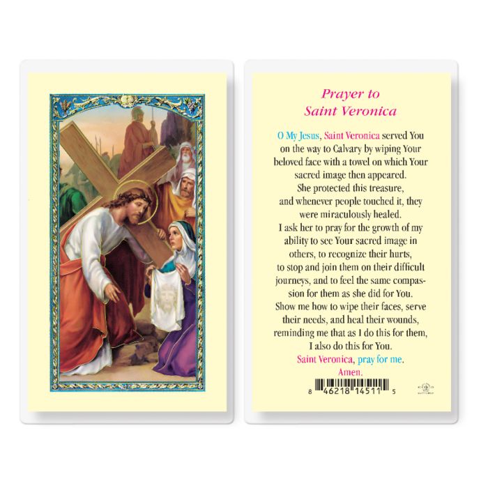 Veronica - Saint Veronica Holy Card