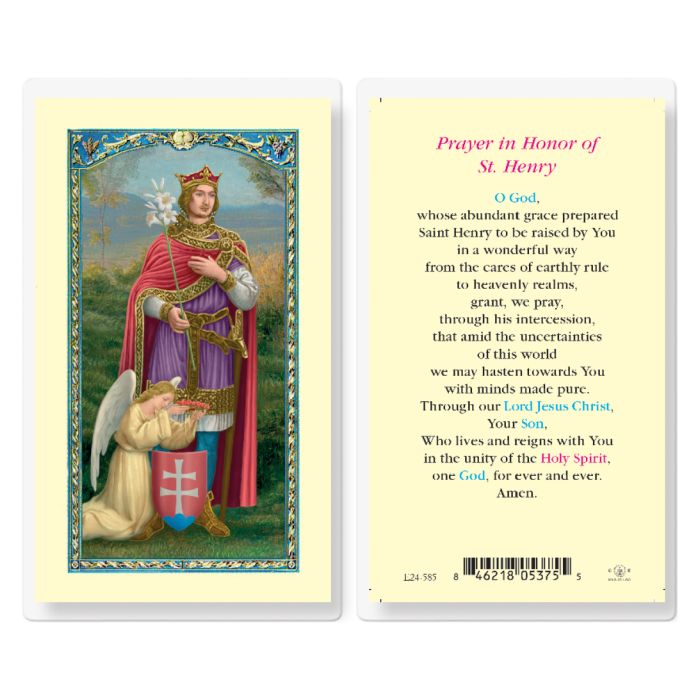Henry - Saint Henry Holy Card