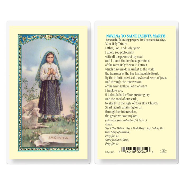 Jacinta - Saint Jacinta Marto Holy Card