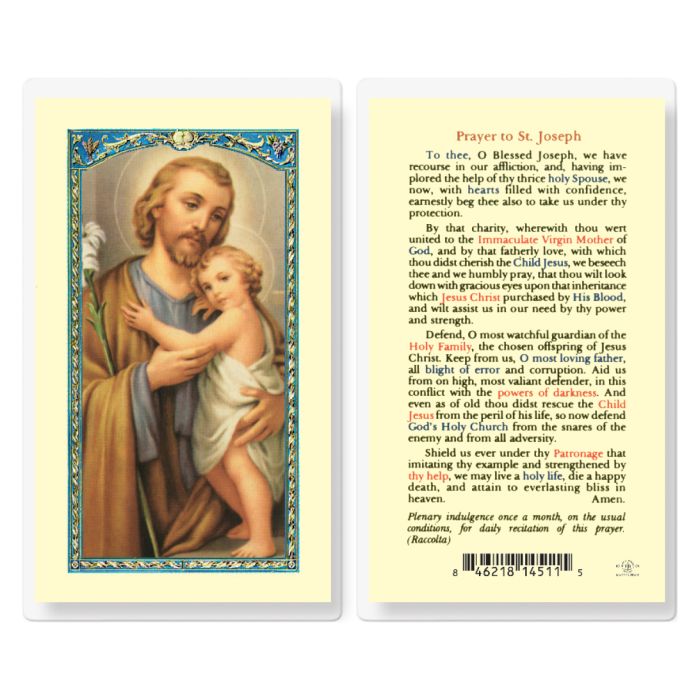 Joseph - Saint Joseph Holy Card