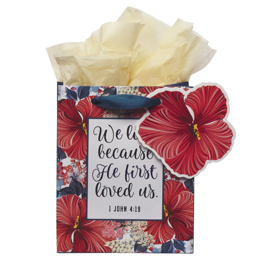 He First Loved Us Extra Small Gift Bag – 1 John 4:19