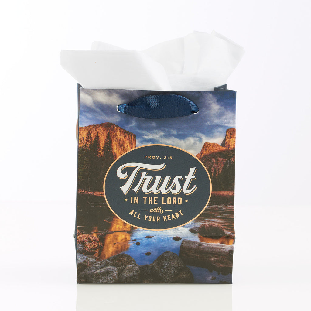 Trust in the Lord Extra Small Gift Bag – Proverbs 3:5