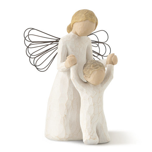 Willow Tree Guardian Angel Figurine 5" | Baptism, New Baby, & Memorial Gift