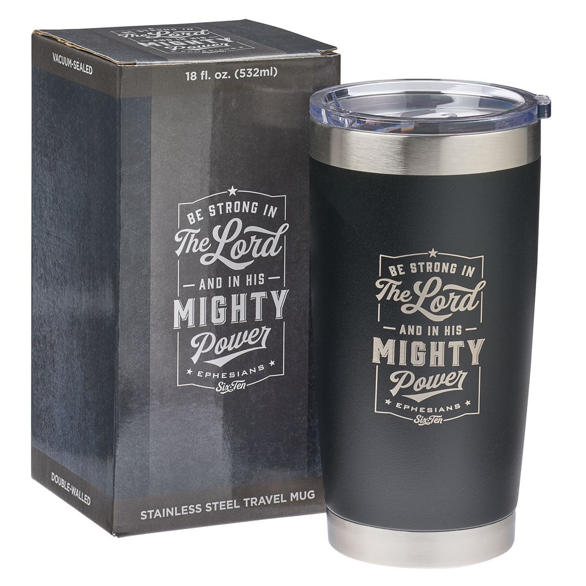 I know the Plans Stainless Steel Travel Mug With Handle - Jeremiah