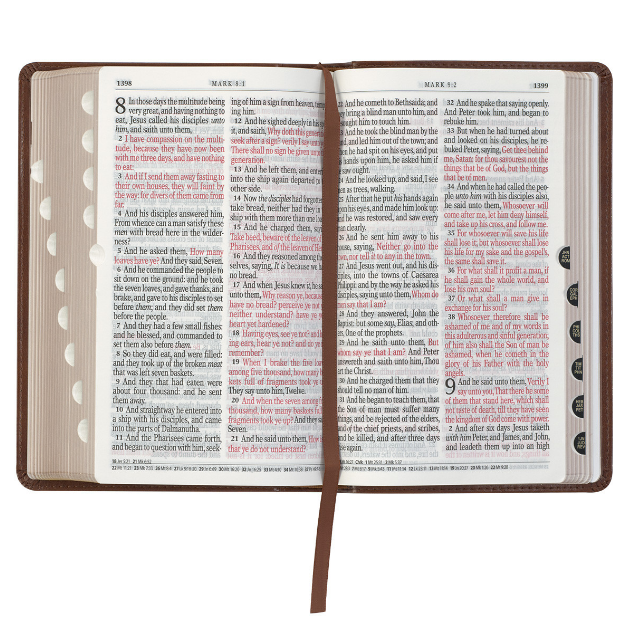 Giant Print Standard-size KJV Bible with Thumb Indexing