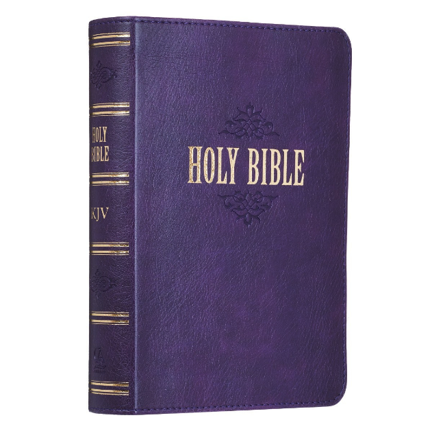 Compact Purple KJV Bible (Personalizable!)