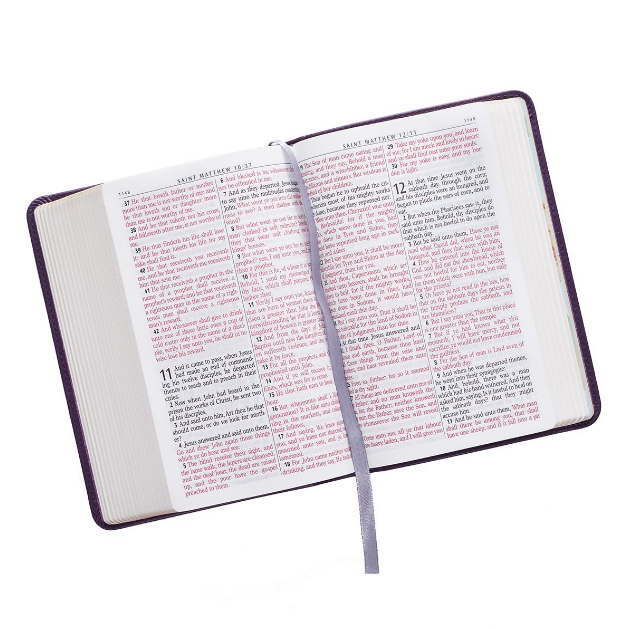 Compact Purple KJV Bible (Personalizable!)