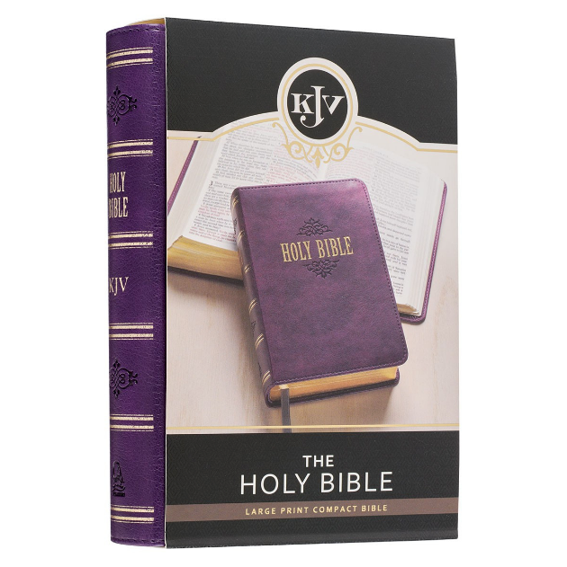 Compact Purple KJV Bible (Personalizable!)