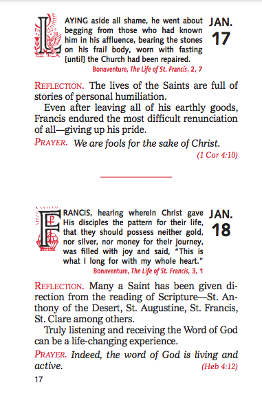 Day By Day With St. Francis – Daily Catholic Devotional Book