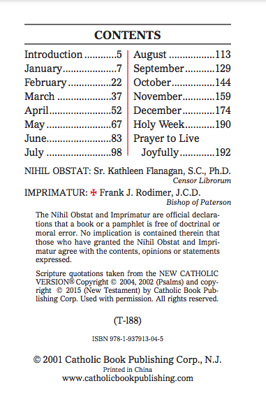 Joyfully Living The Gospel Day By Day