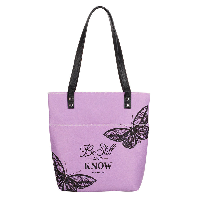 Tote Bag with Psalm 46:10