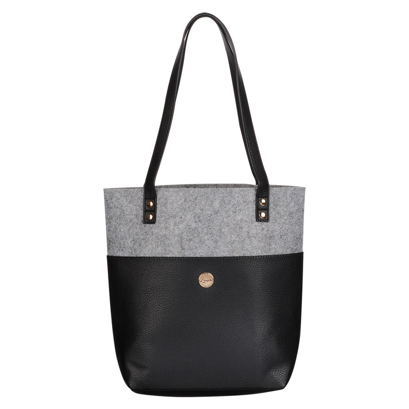 Tote Bag with 1 Corinthians 13:8