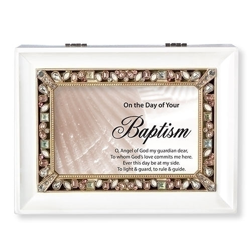 Day of Your Baptism Music Box White