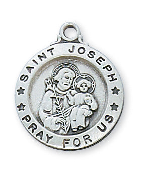 Joseph - St. Joseph Medal - Sterling Silver
