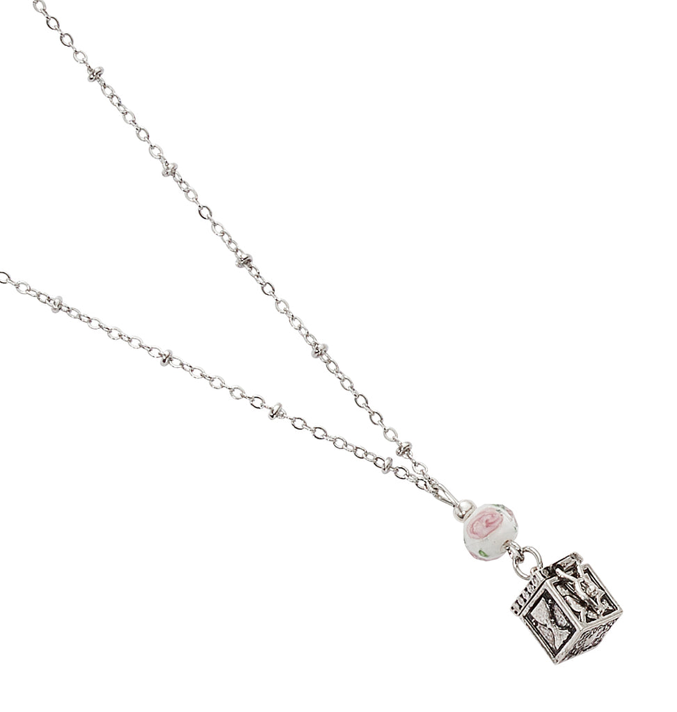 Necklace - 16in. Prayer Box Pendant Carded