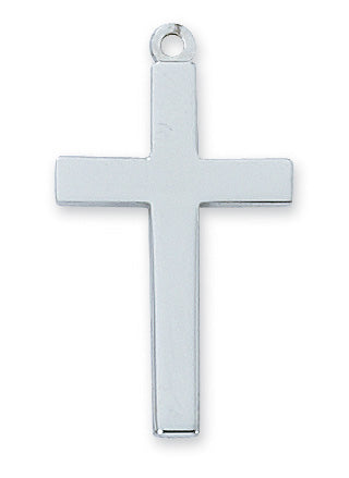 Cross Necklace - Sterling Silver 20"