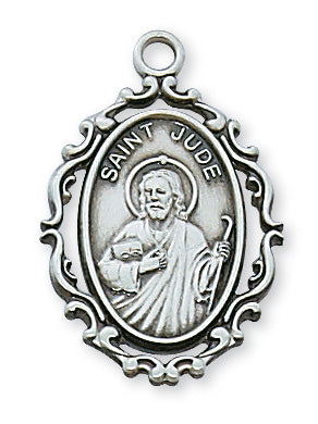 Jude - St. Jude Medal - Sterling Silver