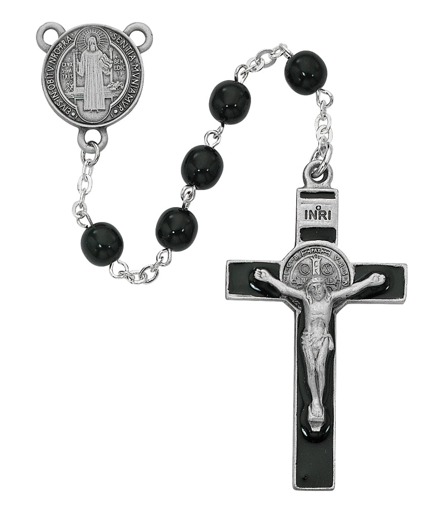 Benedict Rosary - Black St. Benedict Rosary Boxed