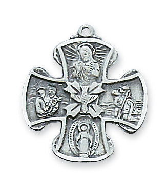 4-way Medal - Sterling Silver