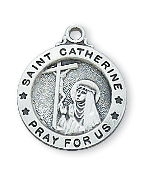 Catherine - St. Catherine of Sienna Medal - Sterling Silver