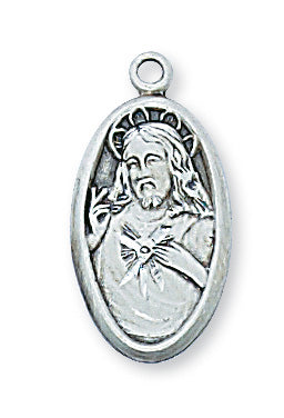 Scapular Necklace - Sterling Silver