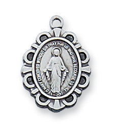 Miraculous Medal - Sterling Silver
