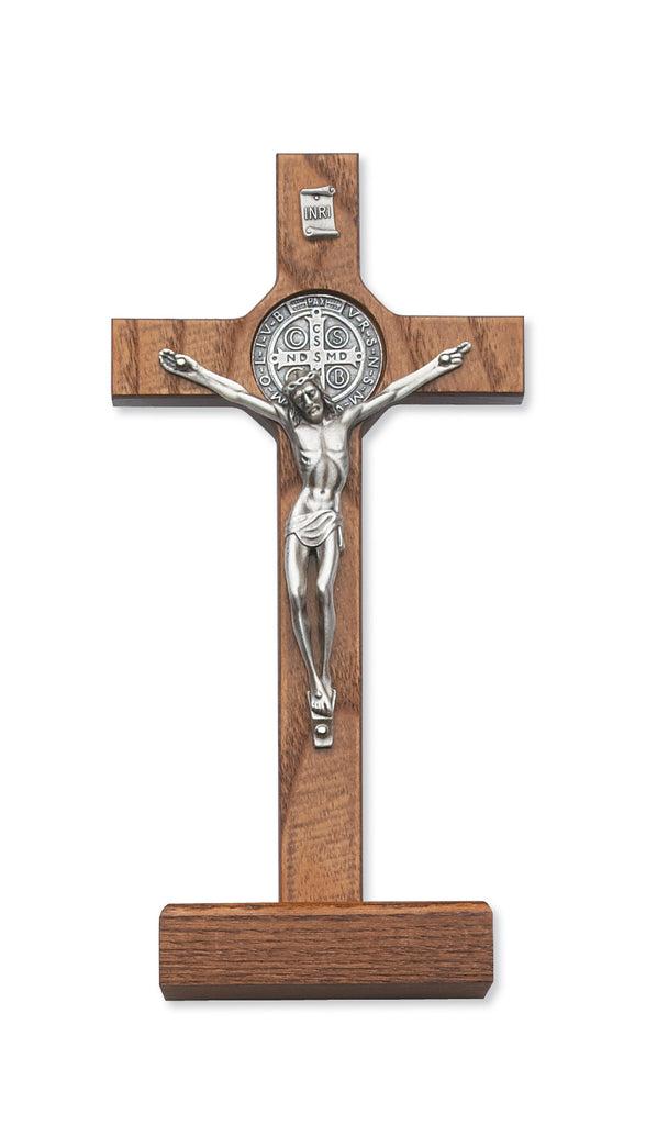 Benedict Crucifix - 8 in. Standing St. Benedict Boxed