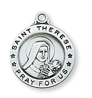 Therese - St. Therese Medal - Sterling Silver