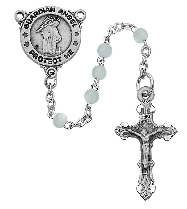 Rosary - Blue Guardian Angel Youth Rosary Boxed