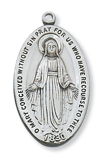 Miraculous Medal - Sterling Silver