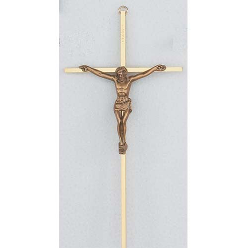 Crucifix - 10" Gold Crucifix, Boxed